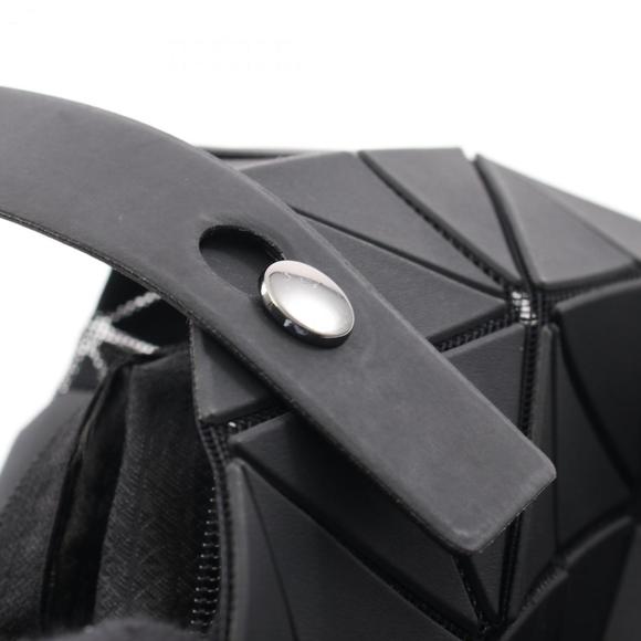 Bao Issey Miyake LUCENT BASICS 6 x Tote Bag, Coated Canvas, Women's, Black - Picture 7 of 8